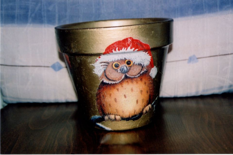 novoletni lonec za rože