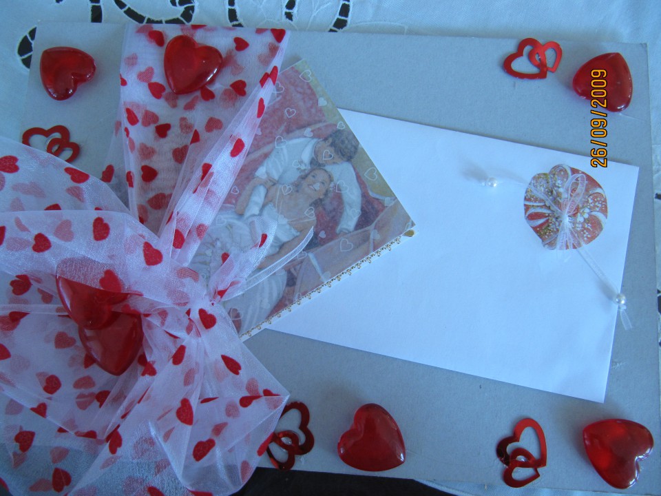 voščilnica kot darilo