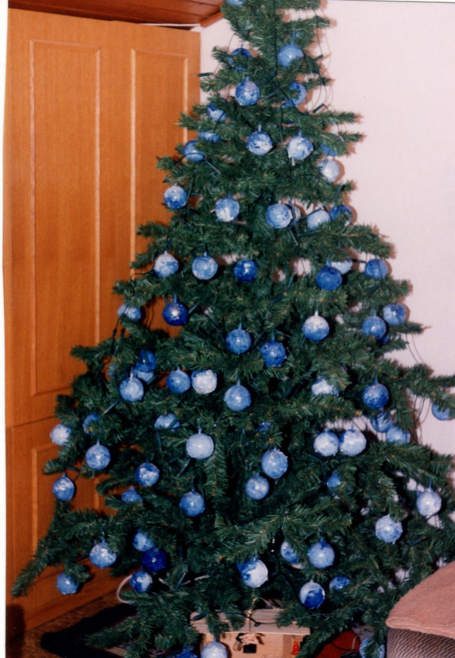 ... in na novoletni jelki...