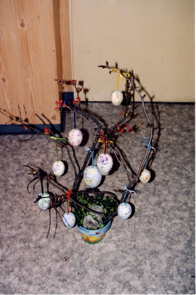 velikonočna dekoracija - servetna tehnika i