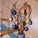 velikonočna dekoracija - pobarvana jajca iz stiropora in napihljive barve