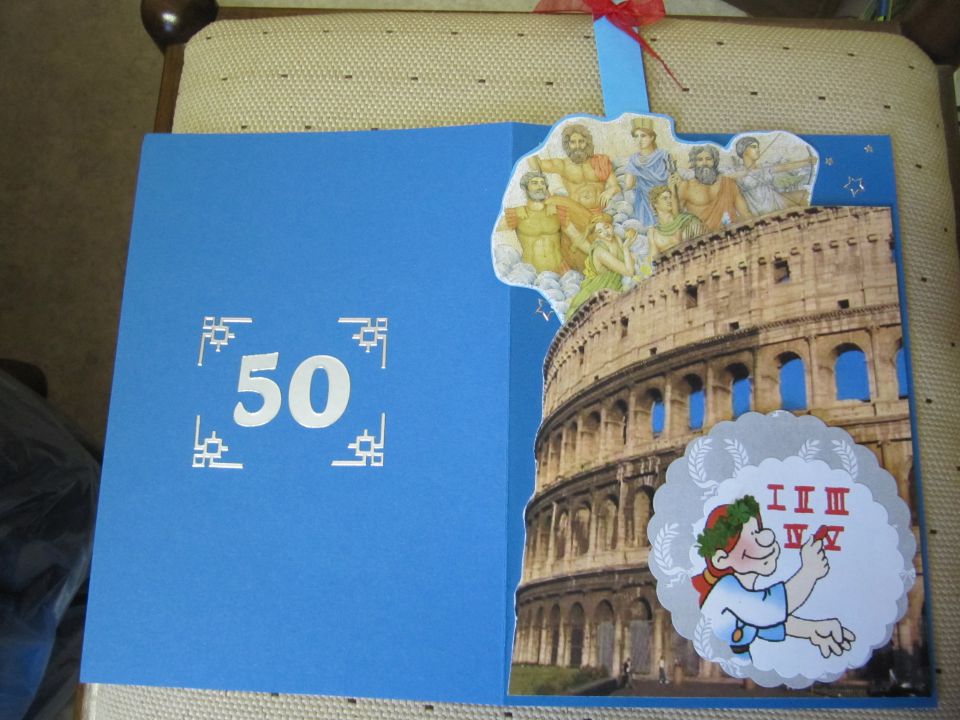 vizitka za navdušeno Rimljanko