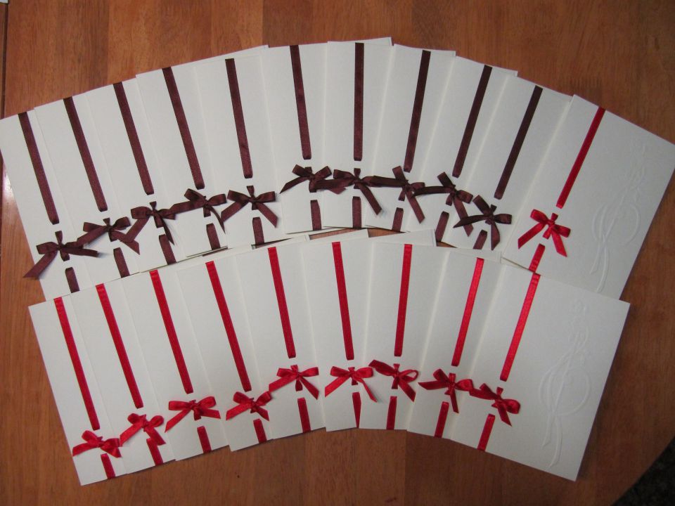 zahvale po barvah... rjave in rdeče