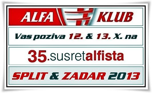 Alfa meetings - 51 split & zadar 2013 - foto