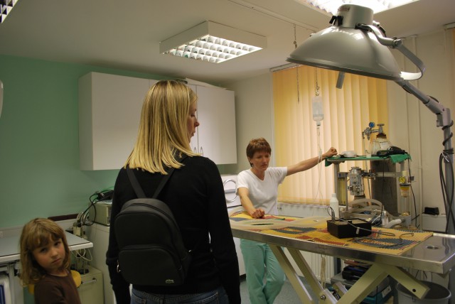 Sodobno opremljena operacijska soba na Veterini Plevnik v Logatcu