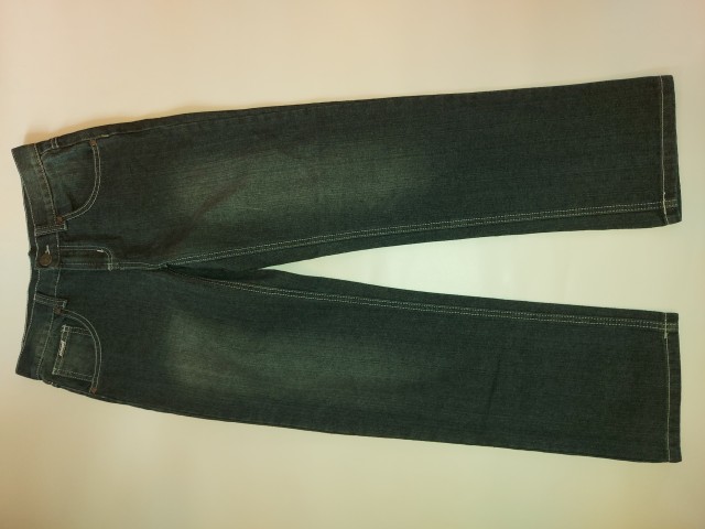 Jeans hlače Dognose 158 črno bele
