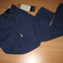 nove hlače 134 slim fit temno modre