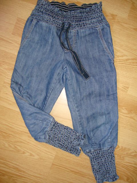 Pomp de lux jeans hlače, kavbojke, haremke 5-6, 110-116-122, 10 eur