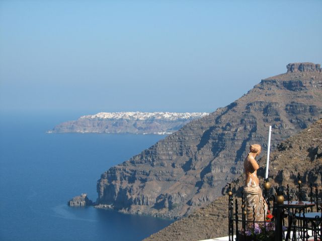 Pogled na severni del Santorinija