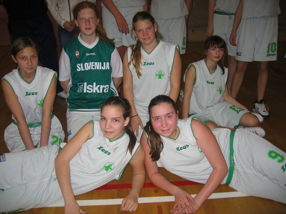 Uvrstitev deklet na finalni turnir v košarki - foto povečava
