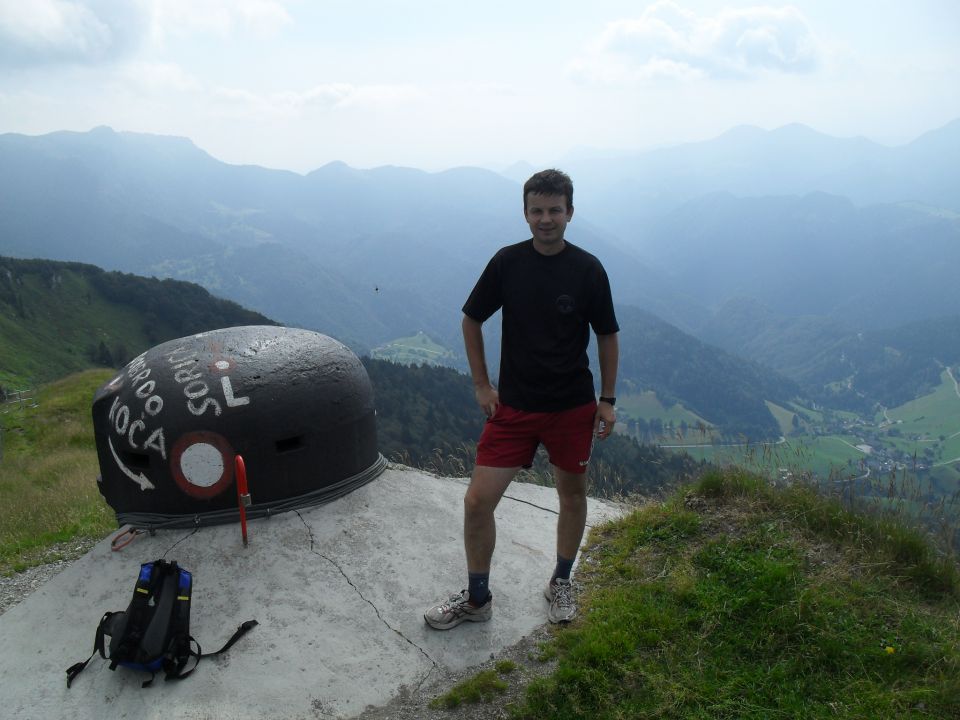 Lajnar, 1549 m, spodaj desno Sorica