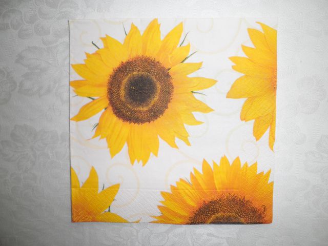 Moje serviete Sončnice za prodajo - foto