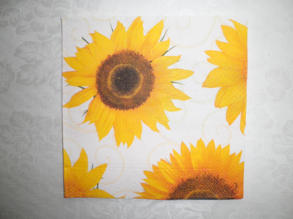 Moje serviete Sončnice za prodajo - foto povečava