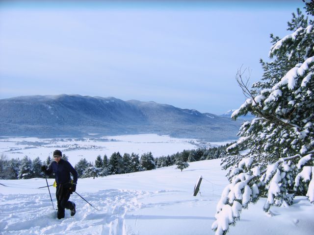 Kratek pogled v dolino.