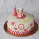 torta hello kitty za eno leto