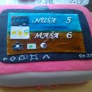 torta tablica samsung galaxy roza
