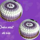 tortica malo drugače viola bela kombinacija
