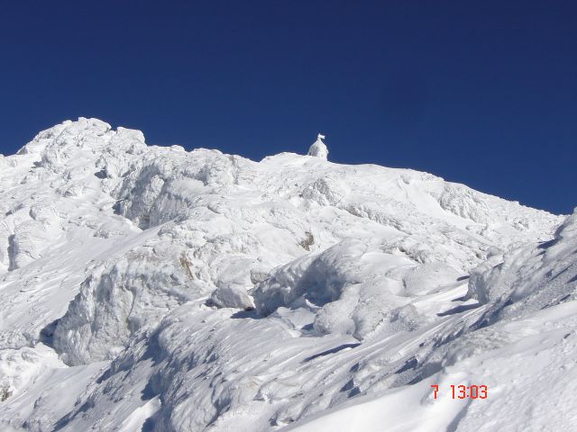 Novembrski beli Aljažev stolp (7.11.13) - foto