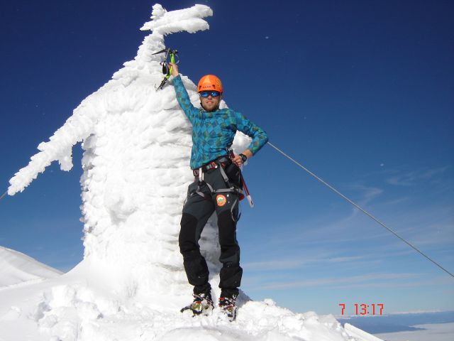 Novembrski beli Aljažev stolp (7.11.13) - foto