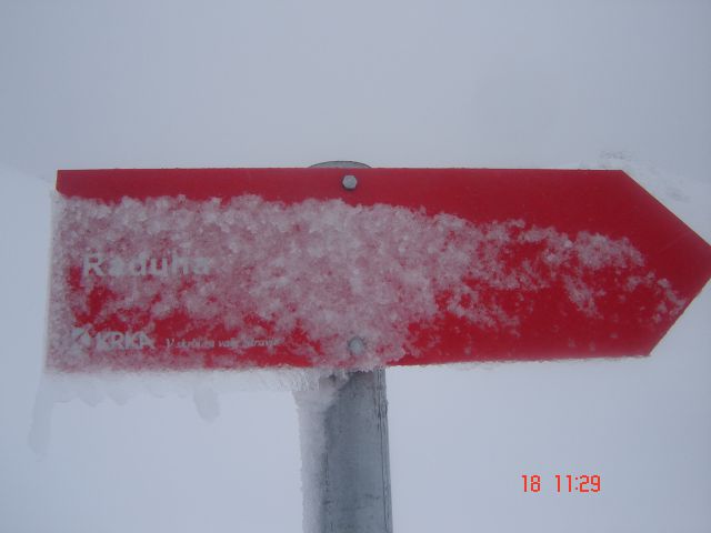 Deževno snežna Raduha (18.1.14) - foto