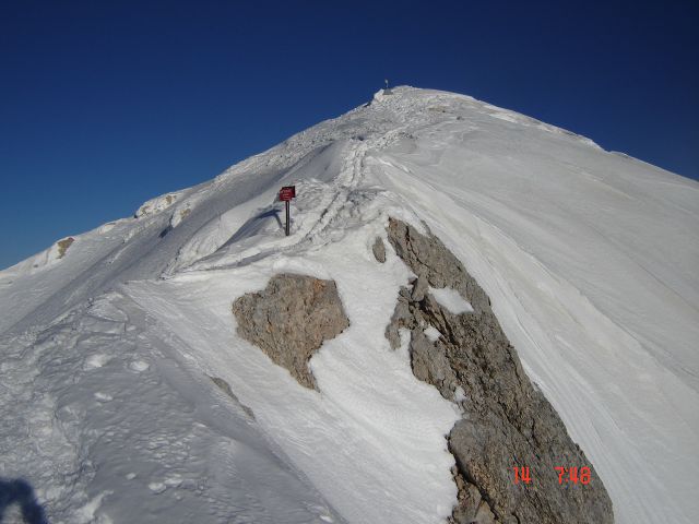 Kredarica, Triglav (14.3.14) - foto