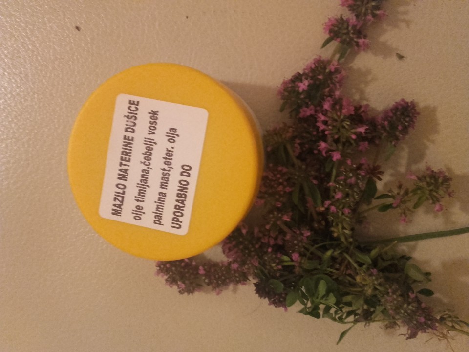 Mazilo materine dušice-domače - foto povečava