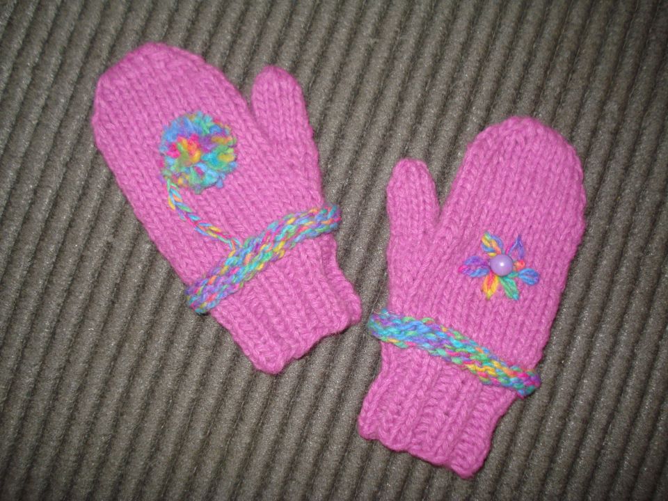 ročno pletene rokavice