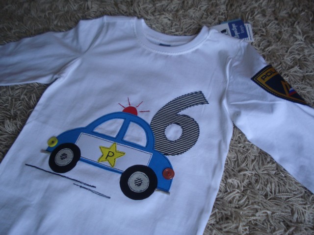 Majica za rojstni dan - policija 6 let