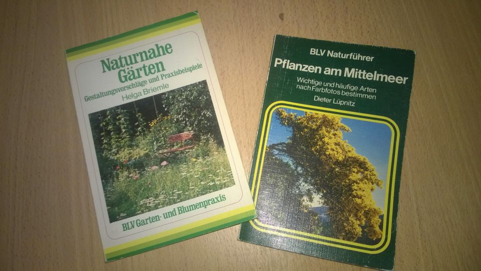 KNJIGI o rastlinah v nem.jeziku, obe 3 €