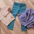 Kompler Okaidi: jopica, jeans hlače in srajca, vel. 116