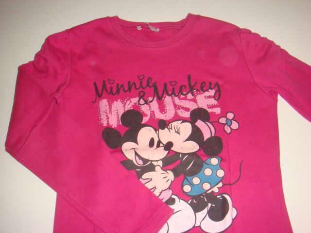 Puloverček Minnie & Mickey, dolg rokav, 160, 4€