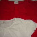 majčka kratek rokav Next 152 (rdeča) in Zara 152 (bela), posamezno 1,5€