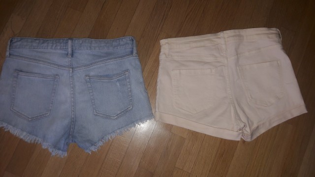 Kratke hlače H&M, 38, stretch, skupaj 4€