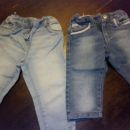 2x jeans hlače 80, 5€
