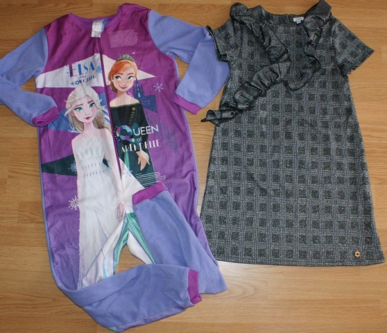 Oblekica ovs,zelo lepa 152-158 in pajac frozen 2e + ptt