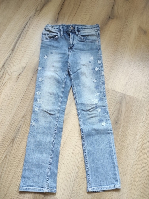 HM jeans hlače 128 5€