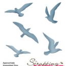 Seagulls in flight