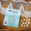 Številke SAME-INS014