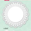 Doily Set - okrogel okvir s čipko CYD-CW335