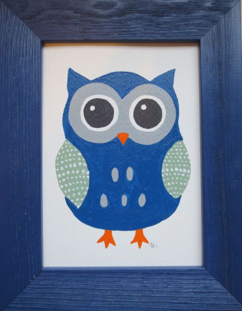 Slika 'Blue Owl'... 15 Eur