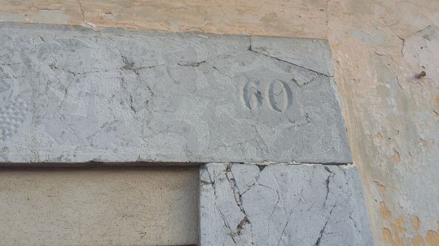 Kamniti portal cca 1860 detajli