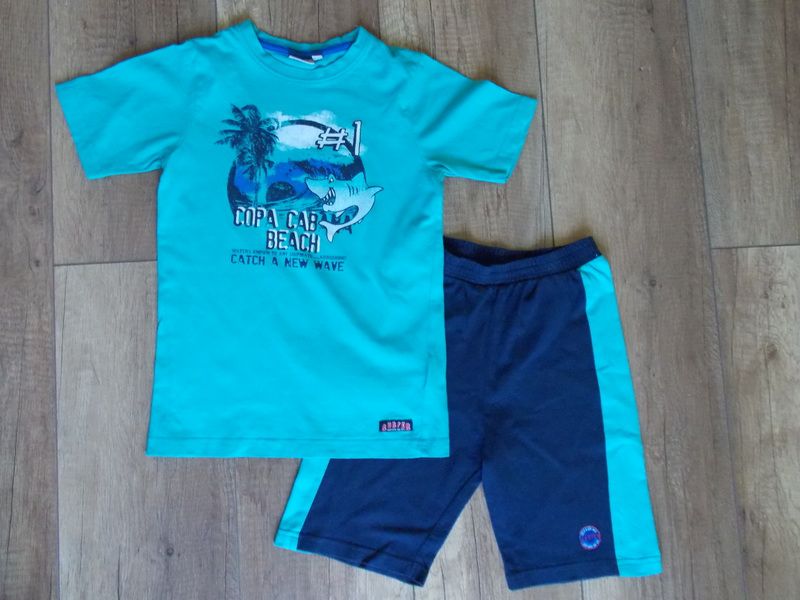 Blue Seven Kids komplet kratka majica in hlače št. 122; 4 € PRODANO