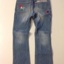 Jeans hlače vel. 128-7-8 let.