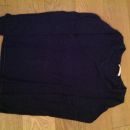 temno moder tanjši pulover vel xs-s s svetlikajočo obrobo, cena 6 eur