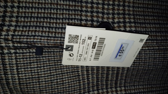 Nov plašč Zara v.152 - 13 eur - foto
