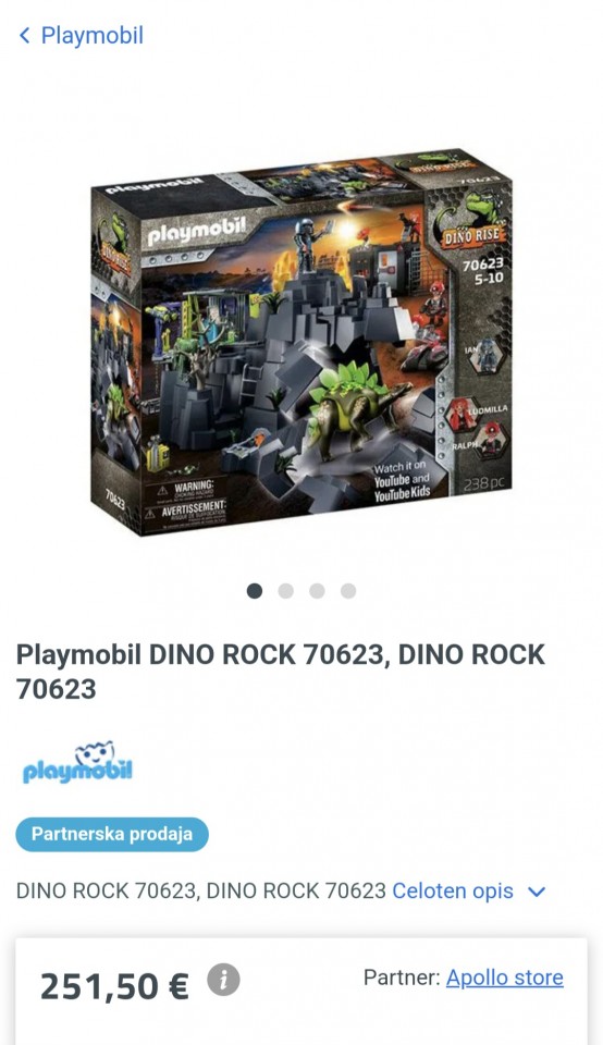 Playmobil Dino Rise 5 setov - foto povečava