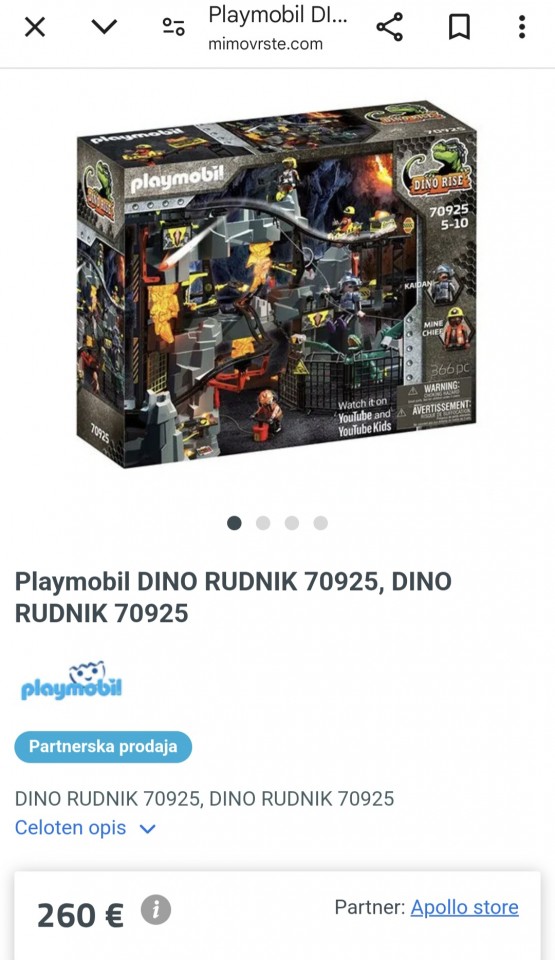 Playmobil Dino Rise 5 setov - foto povečava