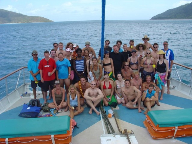 Ekipa z jadranja s katamaranom po Whitsundays Islands(East Coast) 
