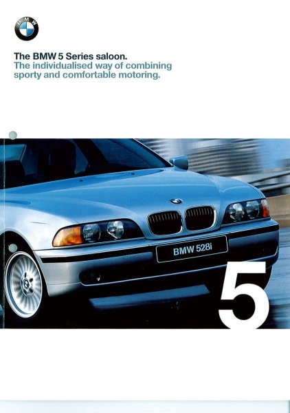 The BMW 5 series saloon.
The idividualiset way of combining
spory and comfortable motori