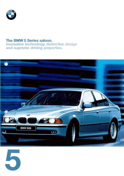 the BMW 5 Series saloon
innovative technology distinctive design
and supreme driving pro